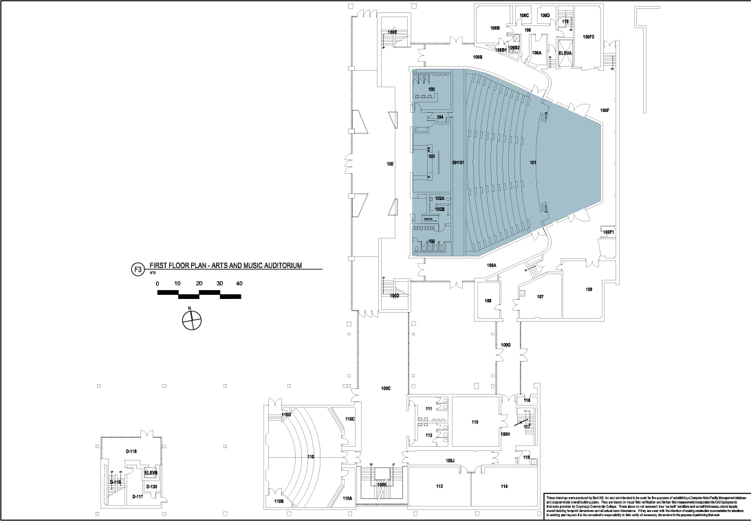 Metro Campus Auditorium Floor Plan